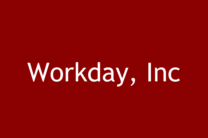 Technology Solutions Firm Workday Inc