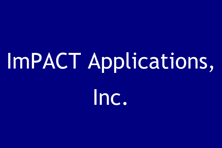 Application Development Company ImPACT Applications Inc.