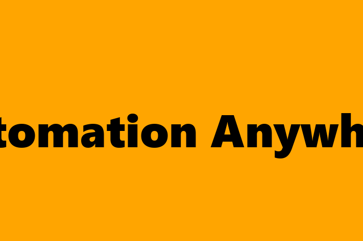 Technology Company Automation Anywhere