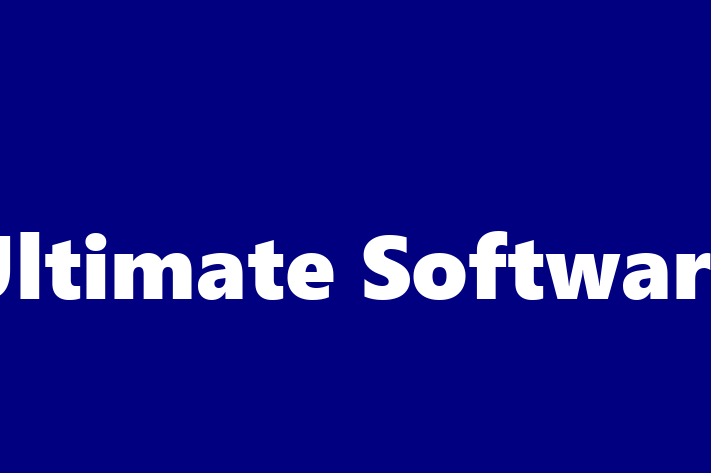 Software Firm Ultimate Software