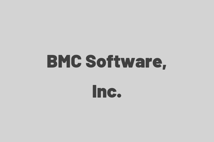 Tech Solutions Company BMC Software Inc.