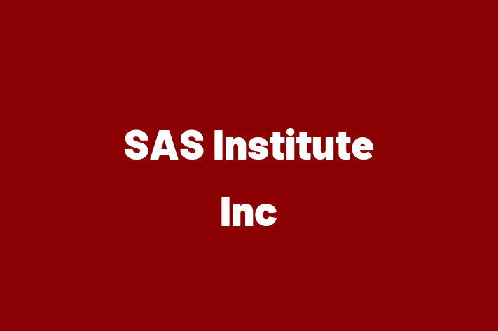 Technology Company SAS Institute Inc