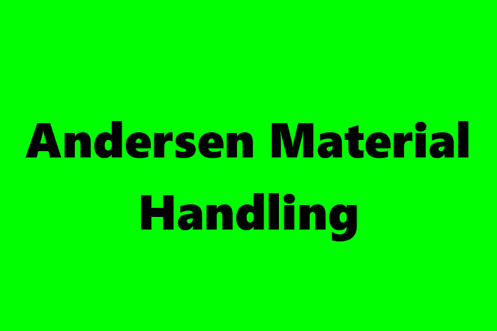 Software Firm Andersen Material Handling