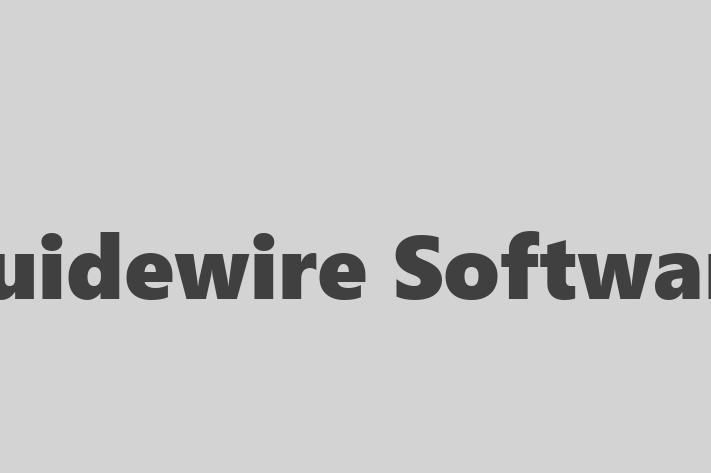 Tech Firm Guidewire Software