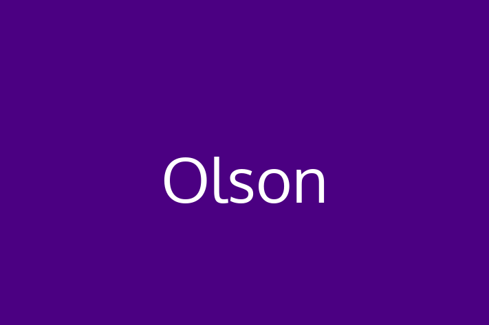 Technology Company Olson