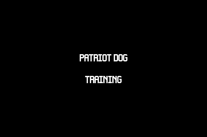 Talent Management Patriot Dog Training