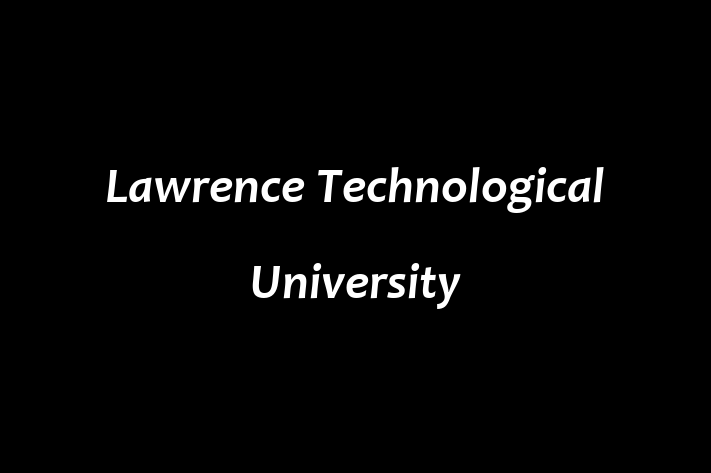 Talent Management Lawrence Technological University