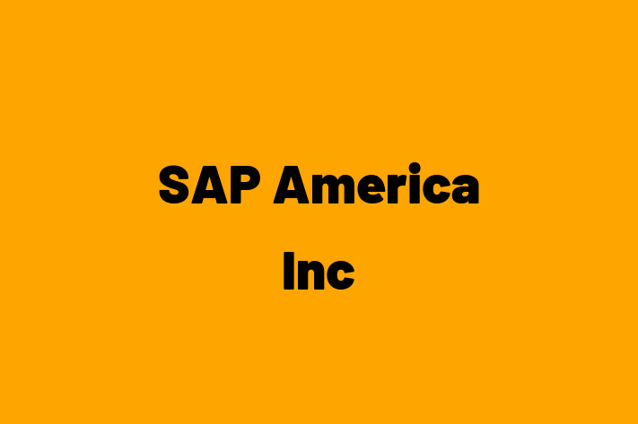 Software Engineering Company SAP America Inc