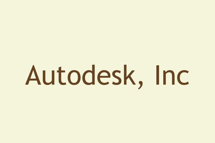 Tech Solutions Company Autodesk Inc