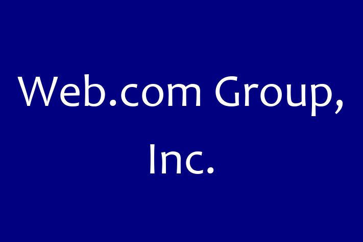 Digital Solutions Provider Web.com Group Inc.