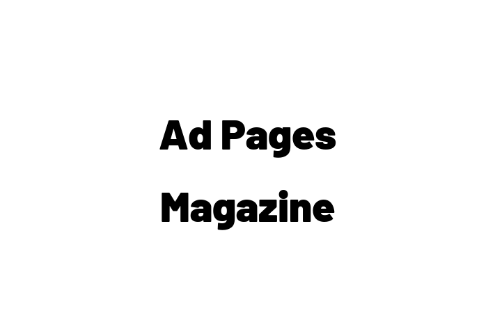 Software Firm Ad Pages Magazine