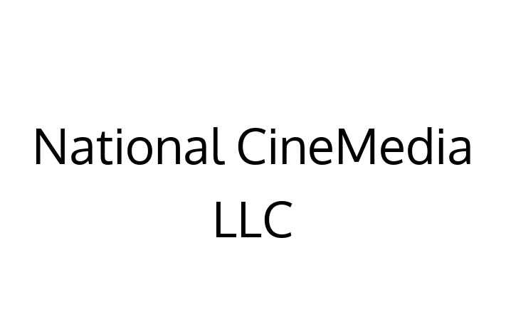 Digital Solutions Provider National CineMedia LLC