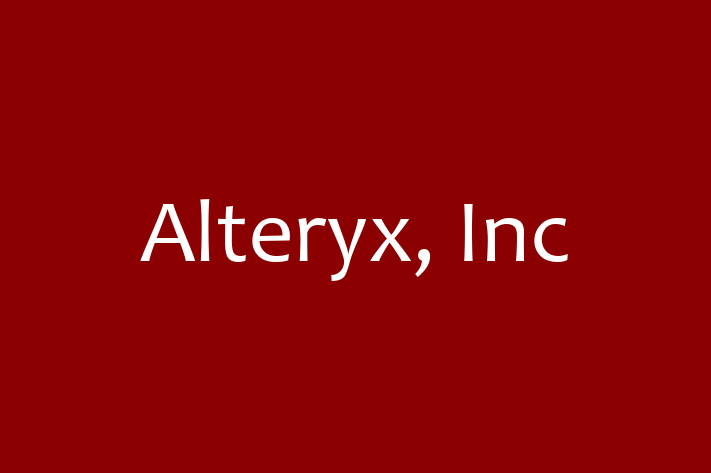 Software Development Company Alteryx Inc