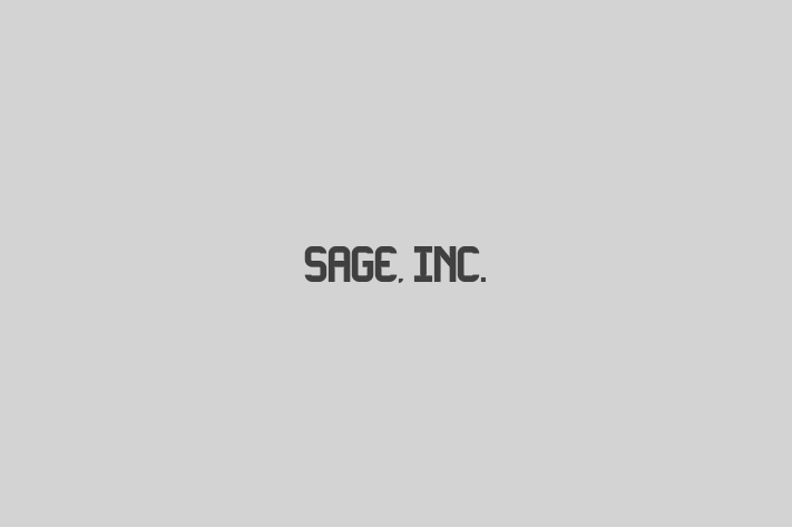 Application Development Company Sage Inc.