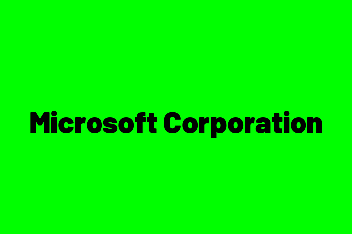 Software Consultancy Microsoft Corporation