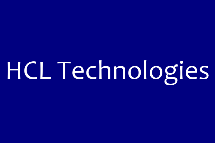 Tech Firm HCL Technologies