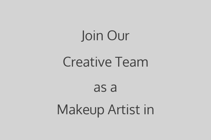 Join Our Creative Team as a Makeup Artist in Carrollton