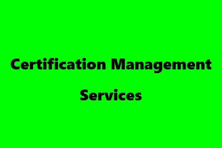 Technology Solutions Firm Certification Management Services