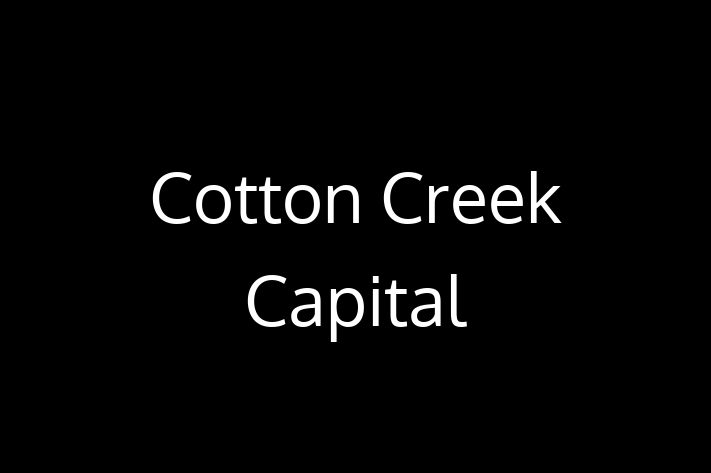 Software Firm Cotton Creek Capital