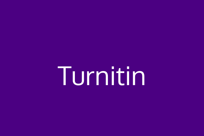 Software Solutions Provider Turnitin