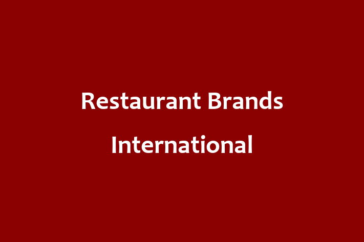 HR Administration Restaurant Brands International