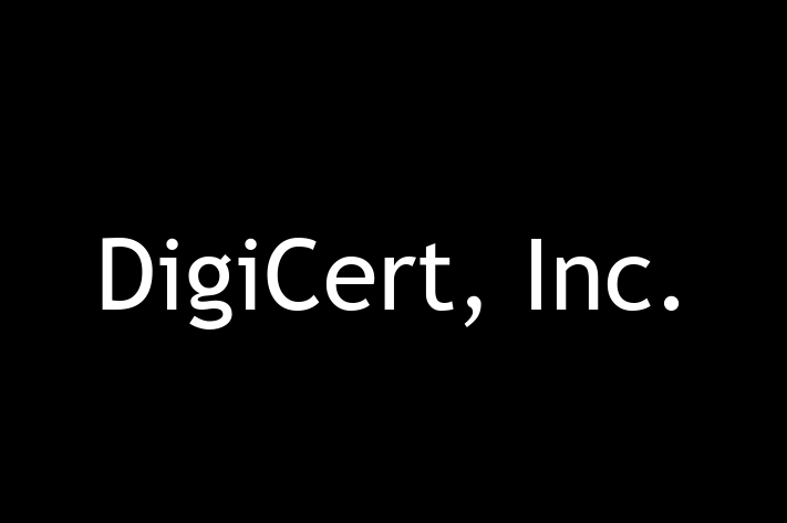 Tech Solutions Company DigiCert Inc.