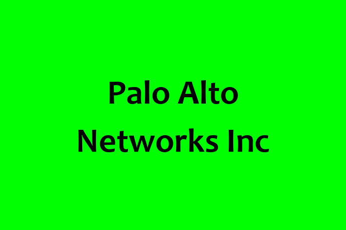 Software Firm Palo Alto Networks Inc