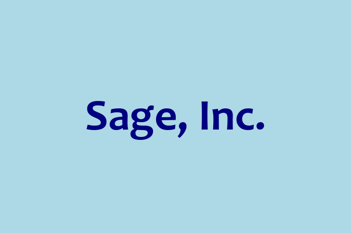 Software Development Firm Sage Inc.