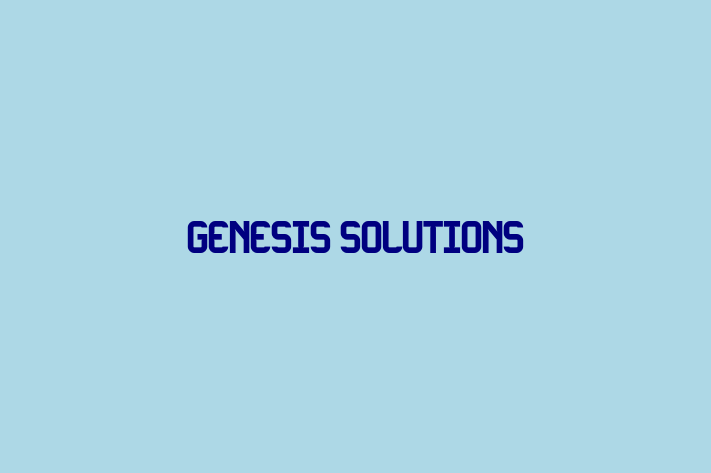 Software Development Company Genesis Solutions