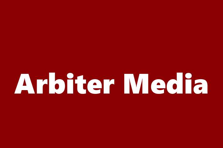 Software Services Company Arbiter Media