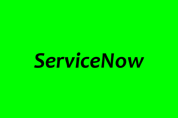 Software Services Company ServiceNow