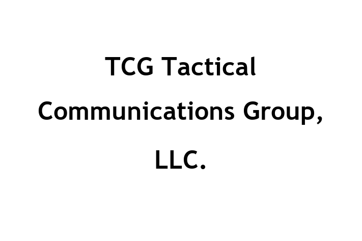 Software Services Company TCG  Tactical Communications Group LLC.