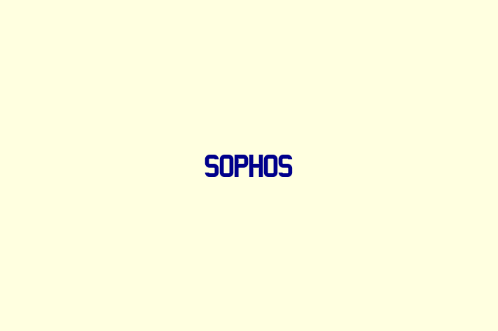 Application Development Company Sophos