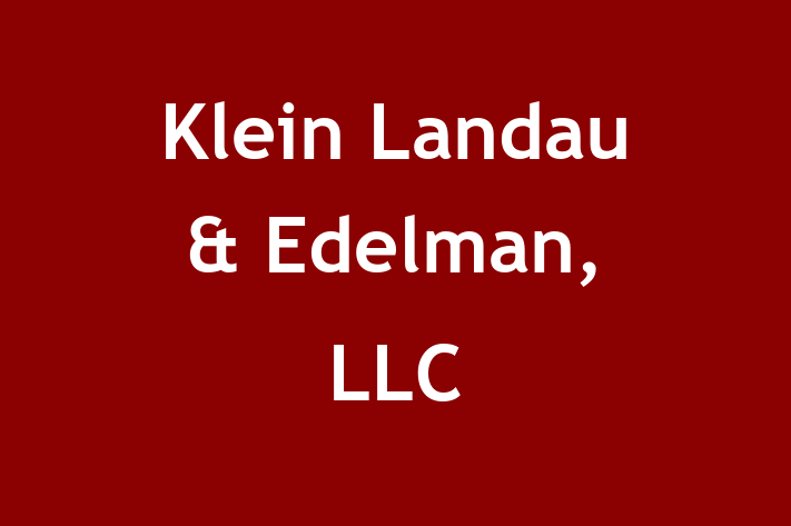 HR Administration Klein Landau Edelman LLC