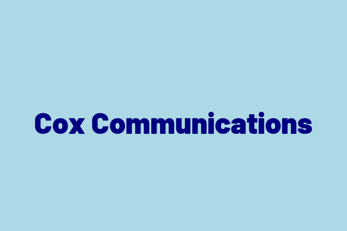 Tech Firm Cox Communications