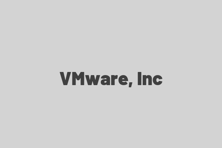 Digital Solutions Provider VMware Inc