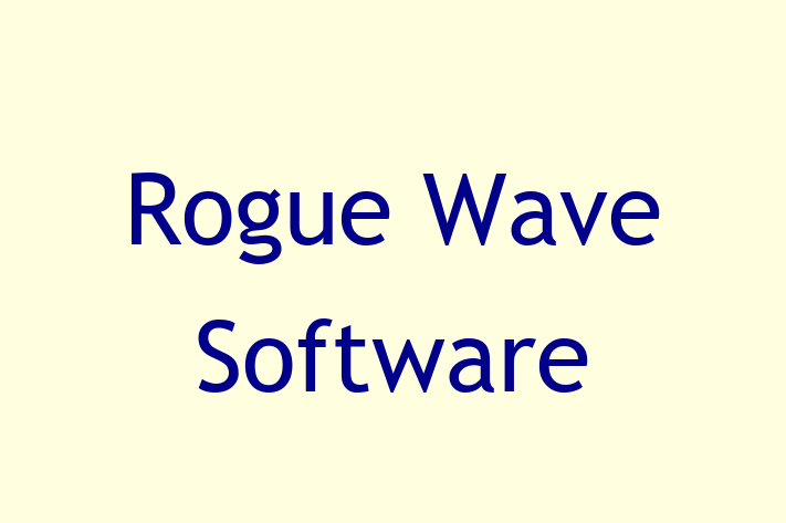 Software Firm Rogue Wave Software