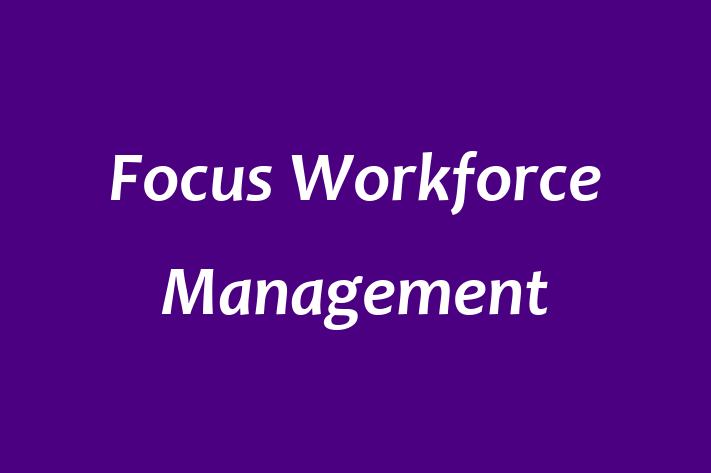 Personnel Management Focus Workforce Management