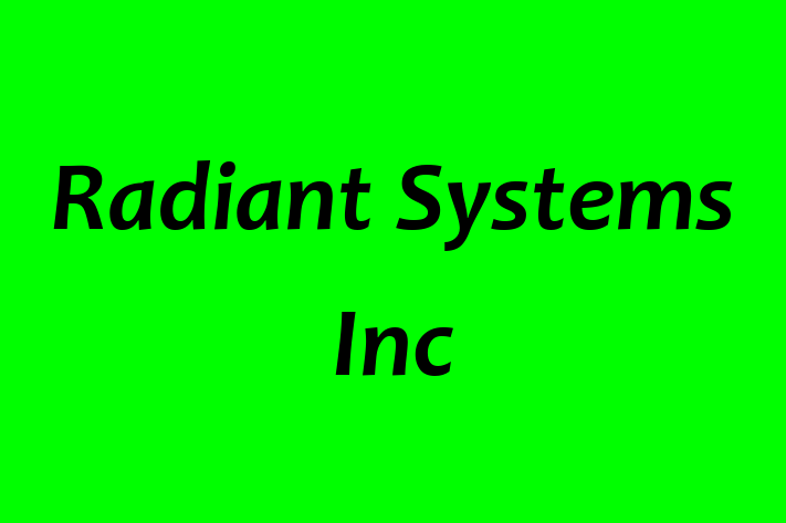 Employee Resource Management Radiant Systems Inc