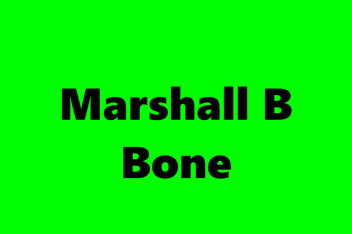 Builder Marshall B Bone