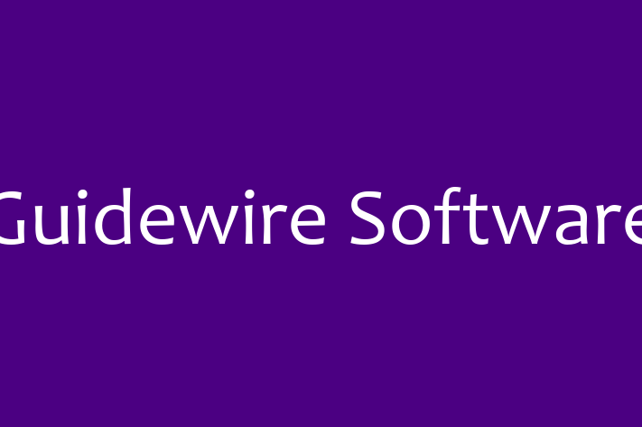 Tech Firm Guidewire Software