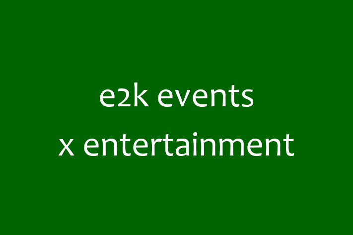 Digital Solutions Provider e2k events x entertainment