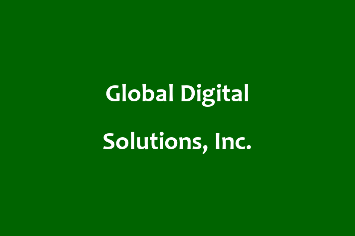 Software Development Firm Global Digital Solutions Inc.