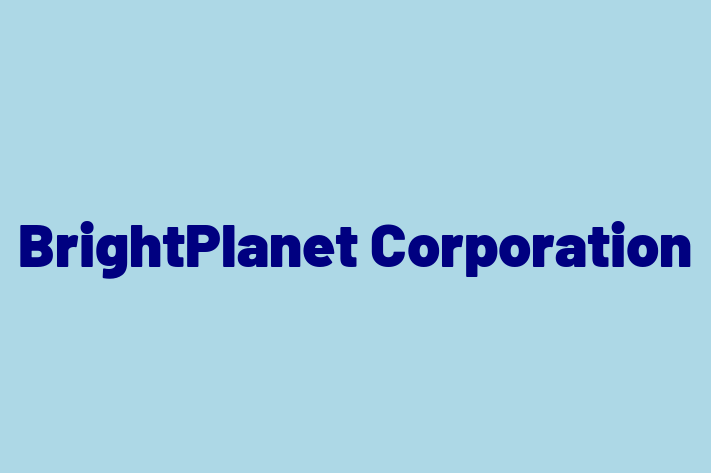 Tech Firm BrightPlanet Corporation