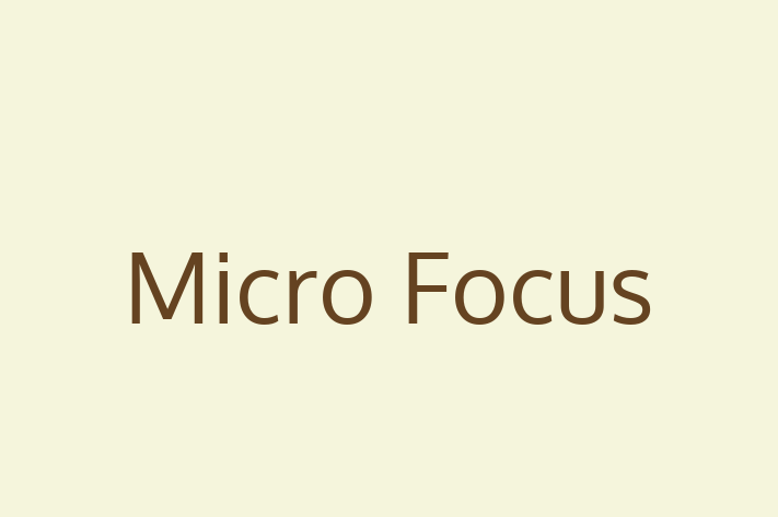 Software Firm Micro Focus