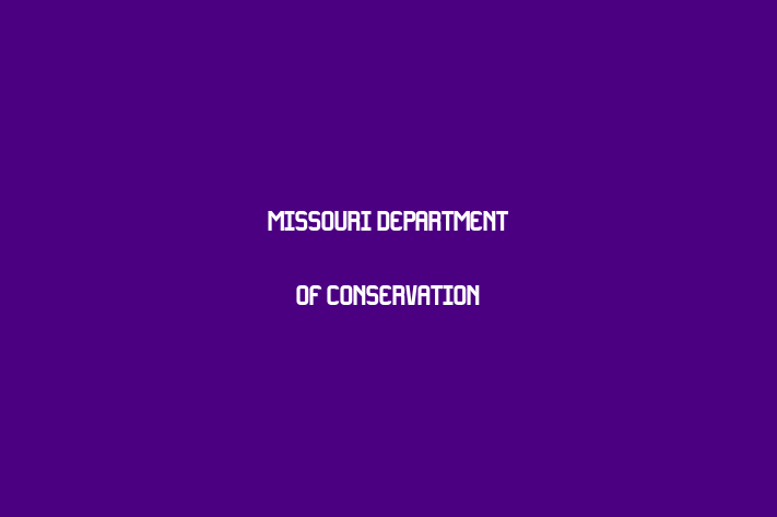 Employee Resource Management Missouri Department of Conservation