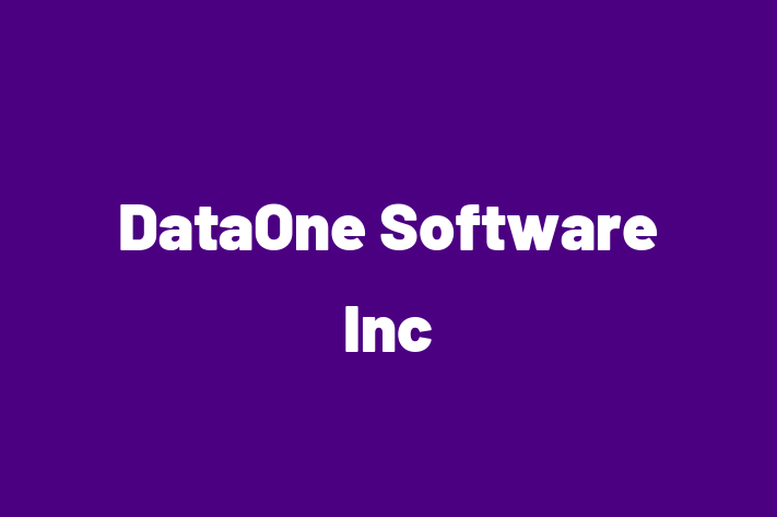 Software Solutions Provider DataOne Software Inc