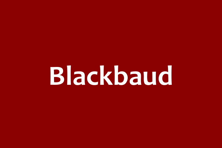 Software Services Company Blackbaud