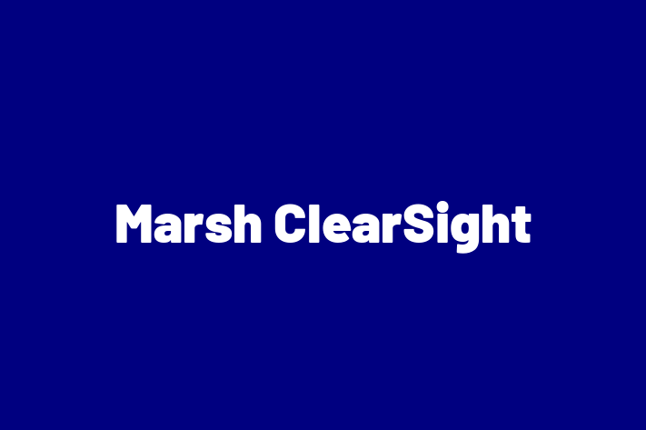 Digital Solutions Provider Marsh ClearSight