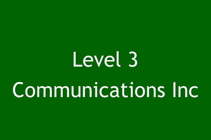 Technology Company Level 3 Communications Inc